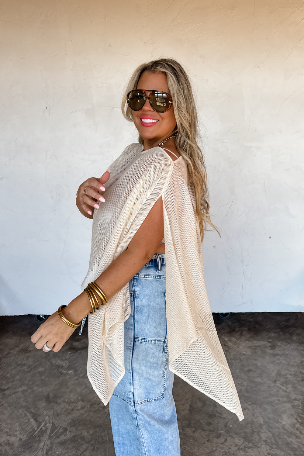 Marianne Mesh Poncho