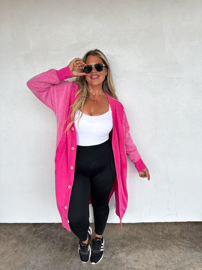 Fall Desi Sweatshirt Cardigan