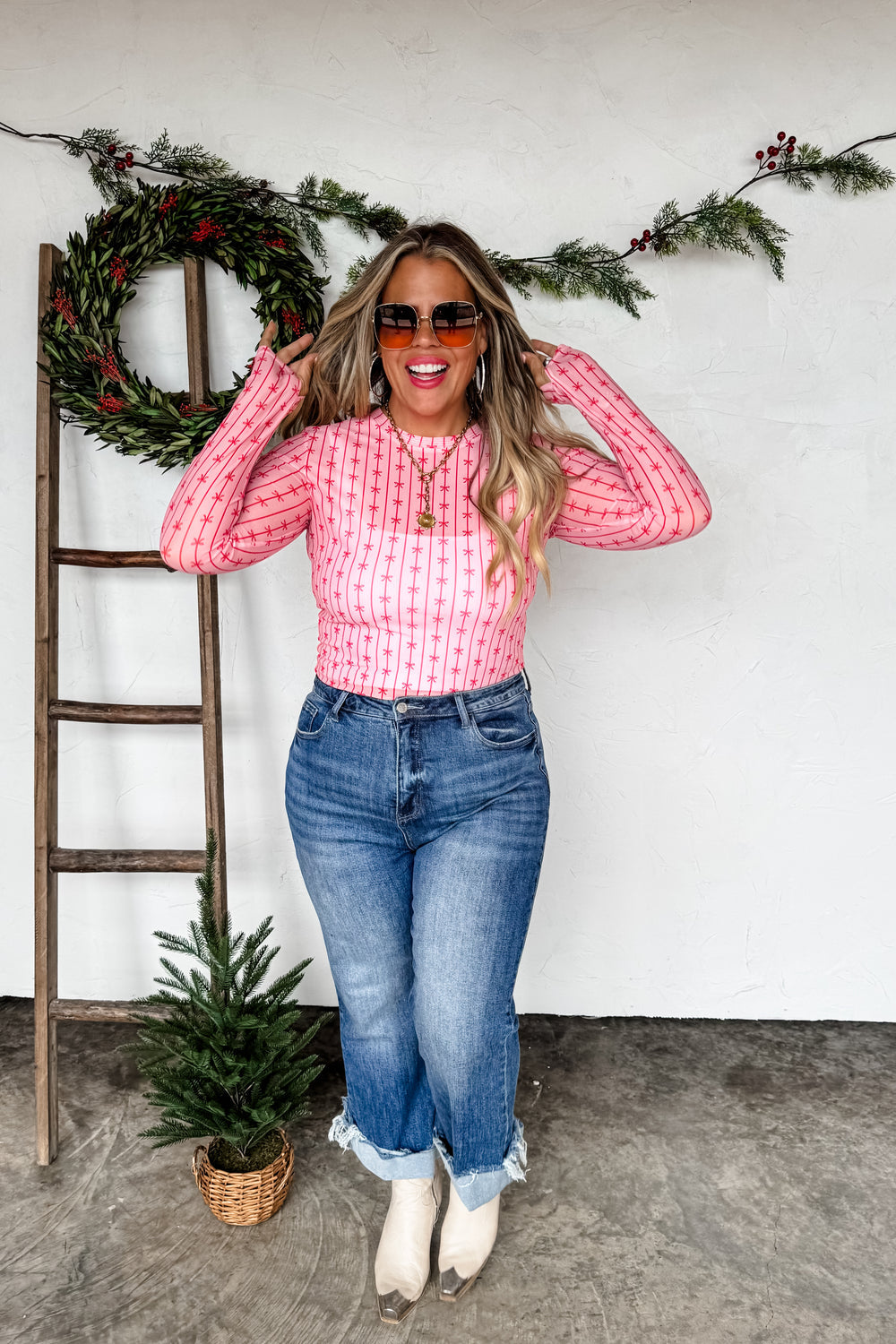 Holiday Mesh Tops- Assorted