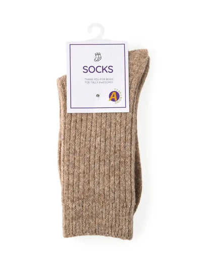 Cozy Wool Blend Socks