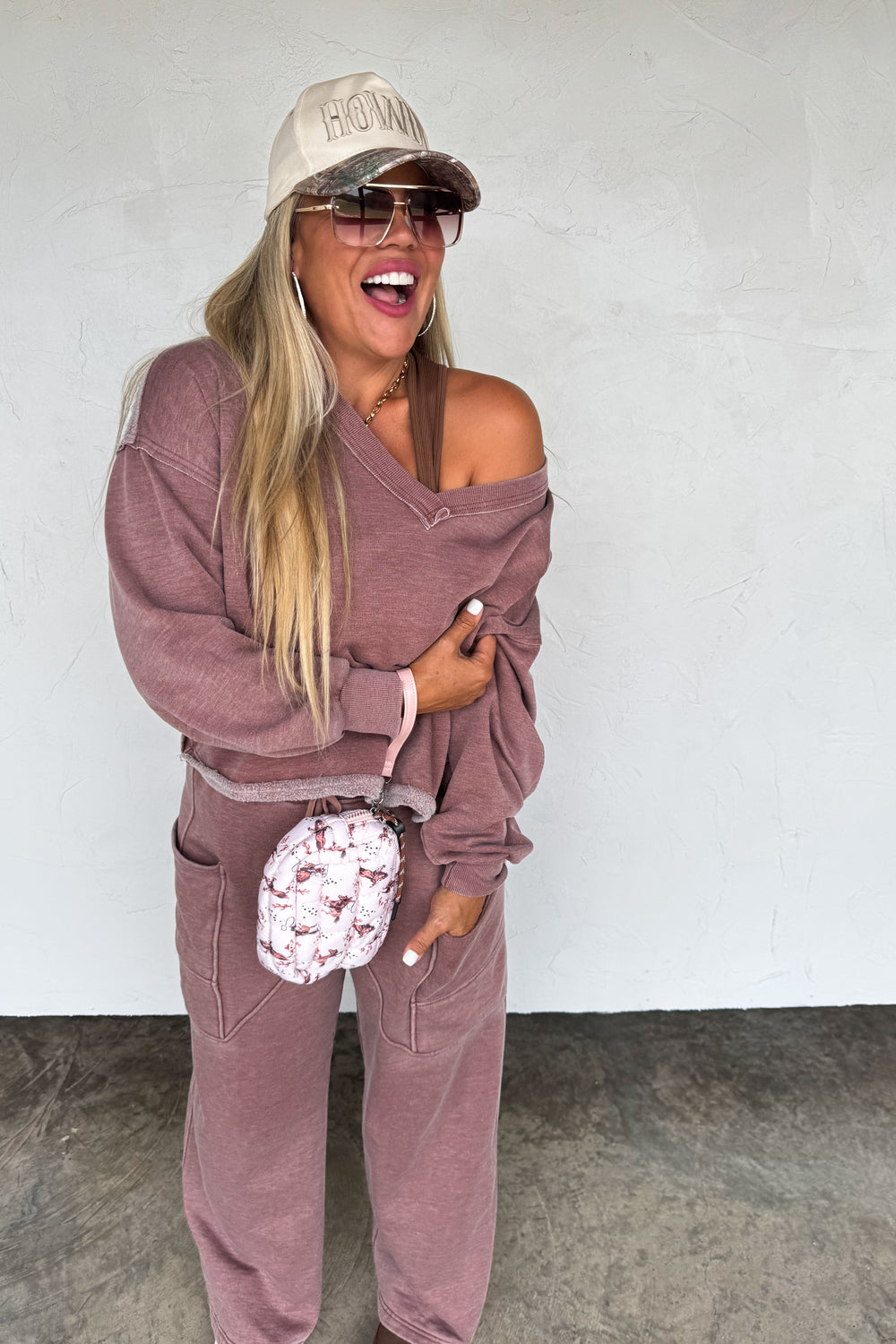Pre-Order Faded VNeck Pullover