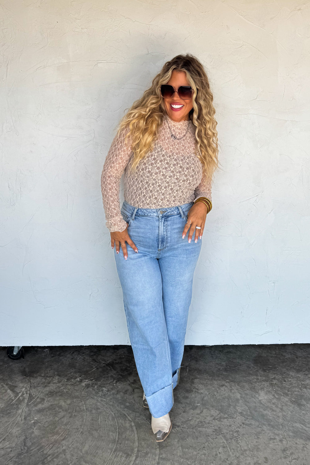 Blakeley Leni Wide Cuffed Denim