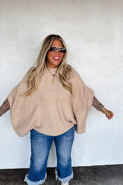 Meg Poncho- Beige