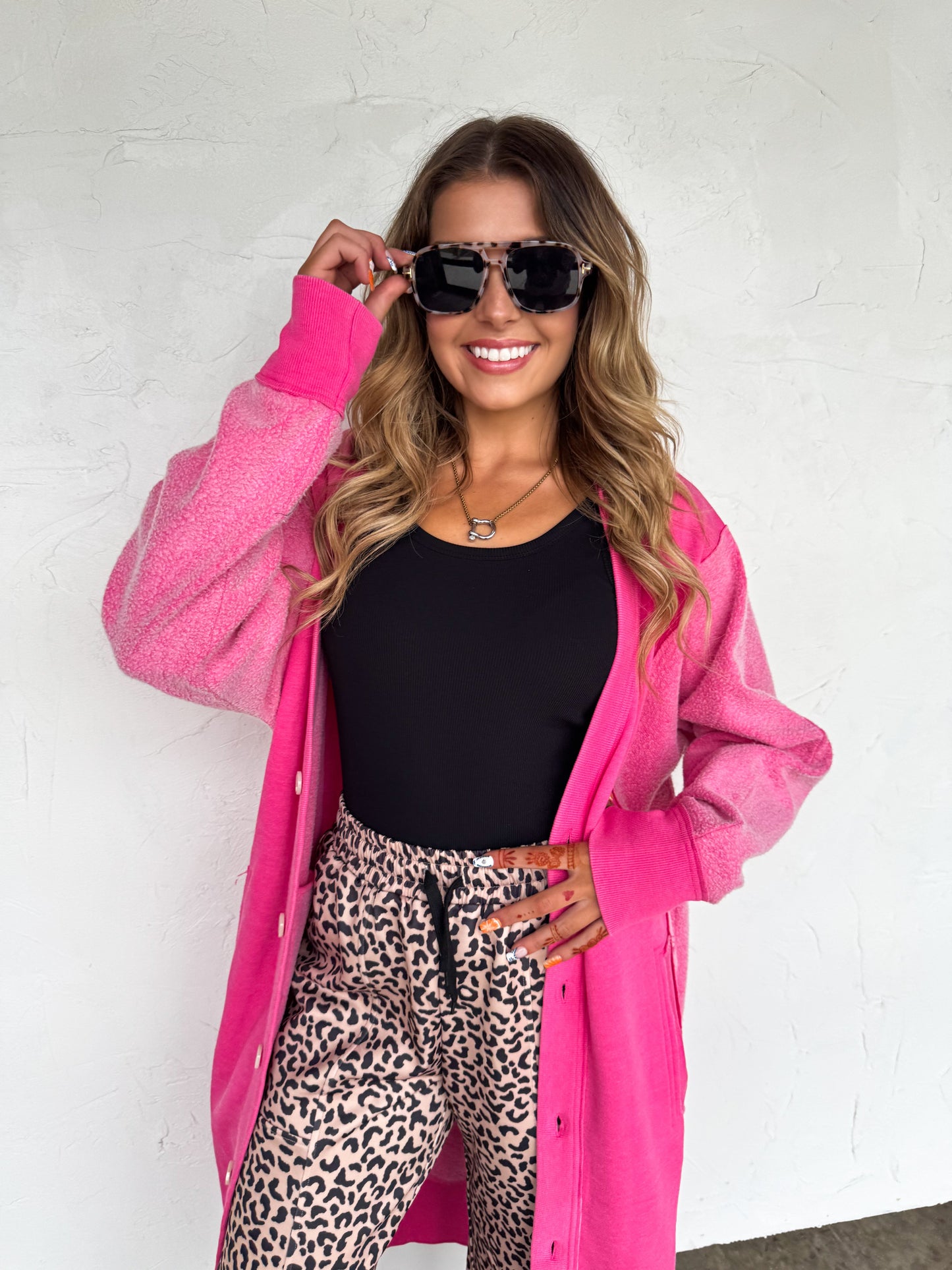 Fall Desi Sweatshirt Cardigan