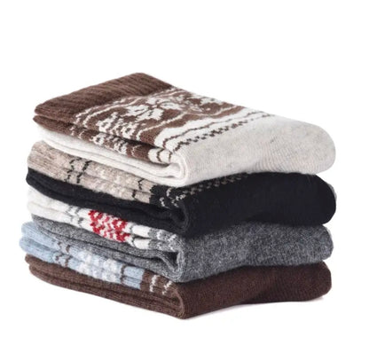Thick & Cozy Snowflake Socks