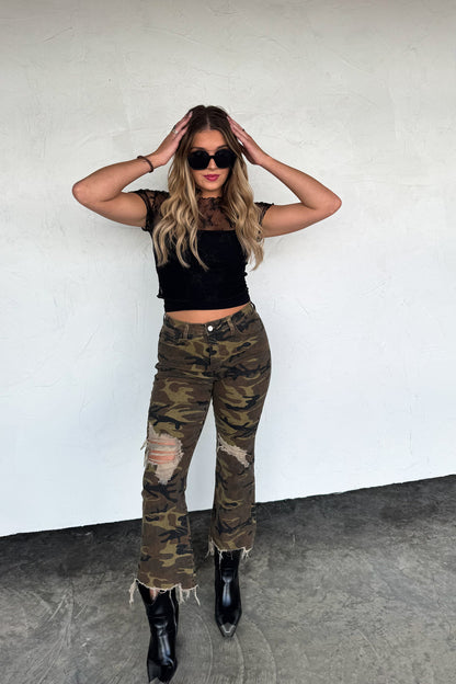 Blakeley Urban Distressed Jeans- Camo