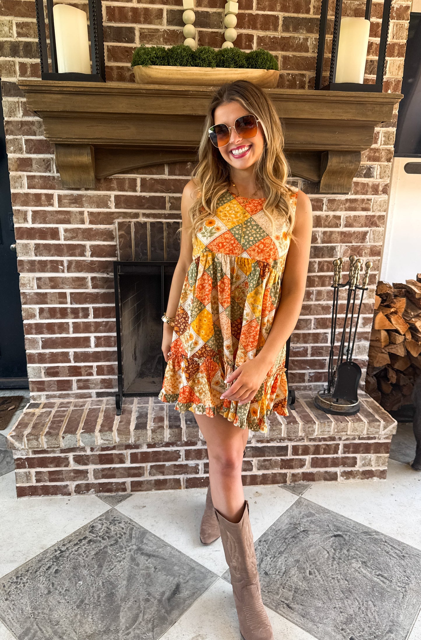 PREORDER- HARVEST & GINGHAM DRESS