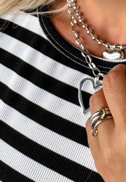 Knotted Stack Rings