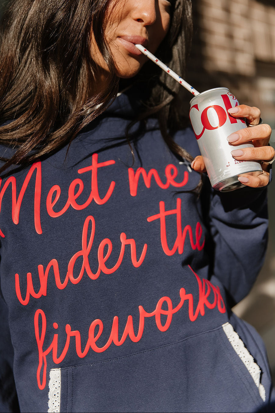Ampersand Under The Fireworks University Hoodie