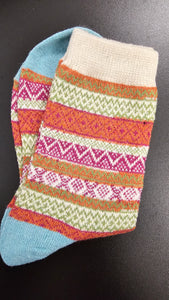 Bohemian Style Wool-Blend Socks