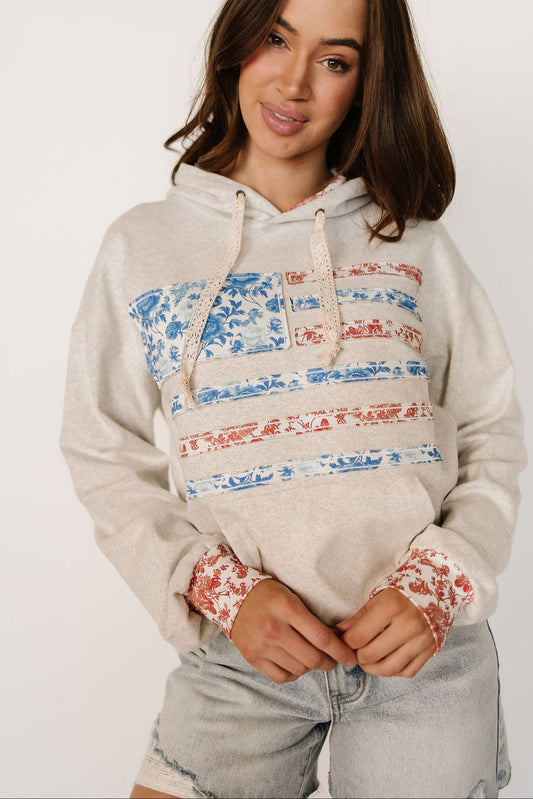 Ampersand University Hoodie Floral Glory
