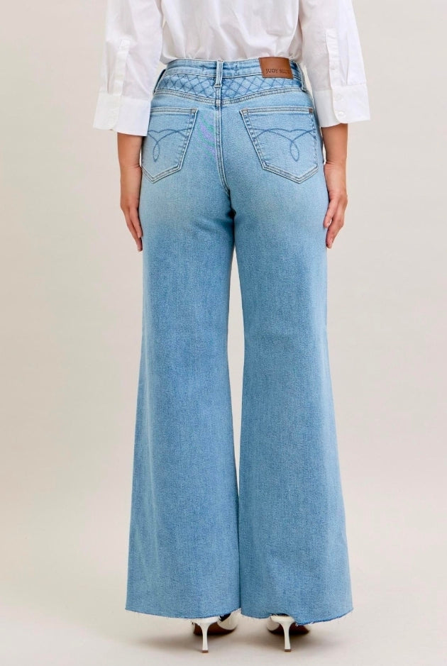 Judy Blue Ophelia Retro Wide Leg Denim