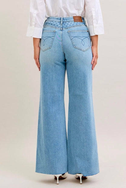 Judy Blue Ophelia Retro Wide Leg Denim