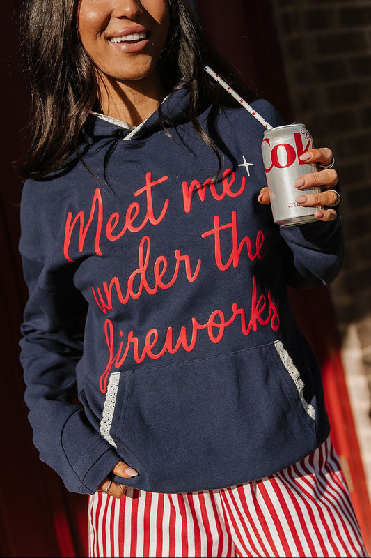 Ampersand Under The Fireworks University Hoodie
