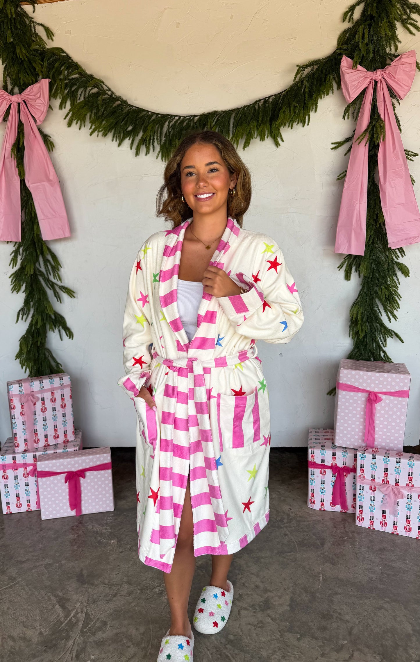 PREORDER- HOLIDAY AT HOME ROBE