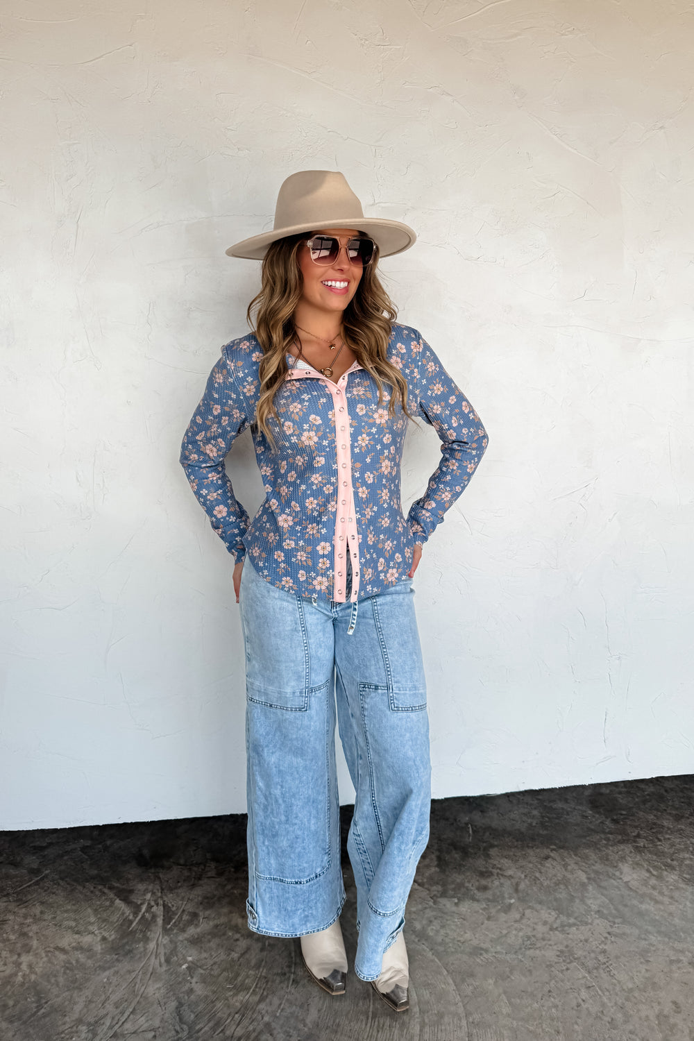 Kori Snap Henley Top