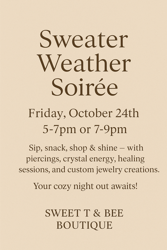 Sweater Weather Soirée 7pm-9pm Admit One