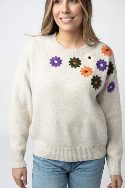MM Fall Floral Sweater