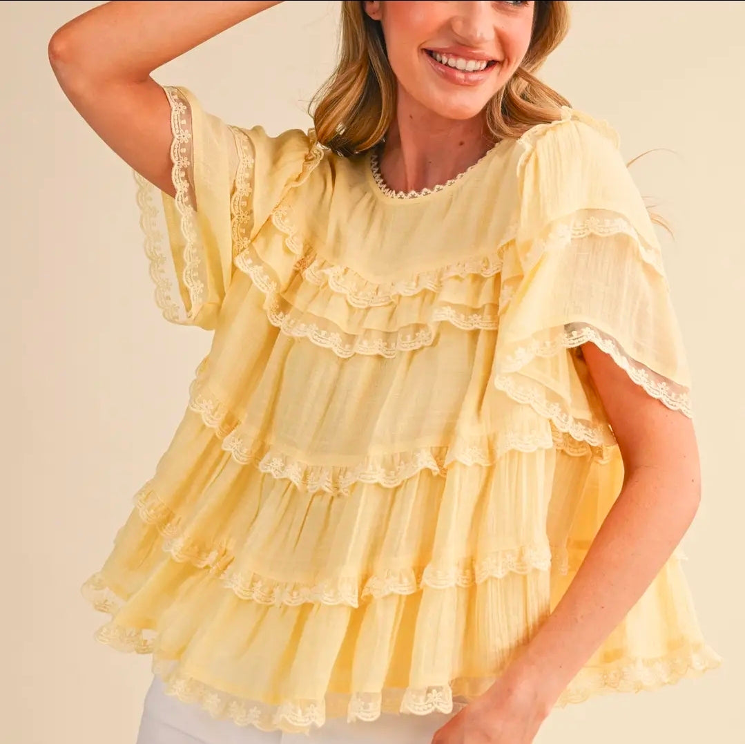 Sunshine Tiered Top