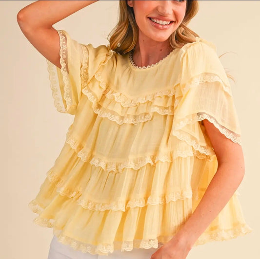 Sunshine Tiered Top
