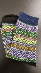 Bohemian Style Wool-Blend Socks