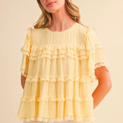 Sunshine Tiered Top