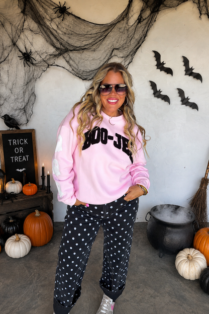 PREORDER-BLACK BETTY POKA DOT JEANS