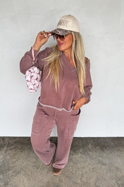 Pre-Order Faded VNeck Pullover