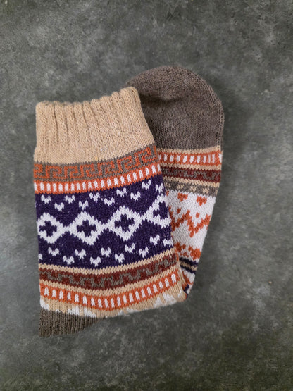 Bohemian Wool-Blend Socks