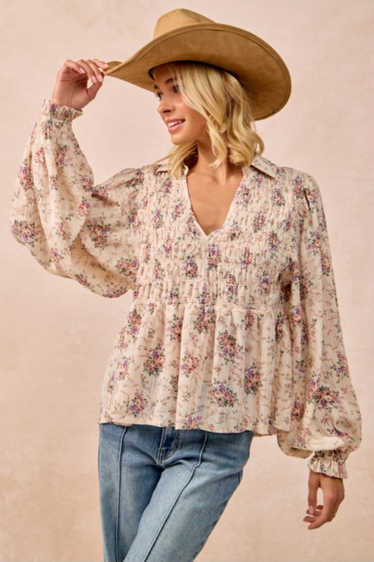 Clairece Floral Blouse