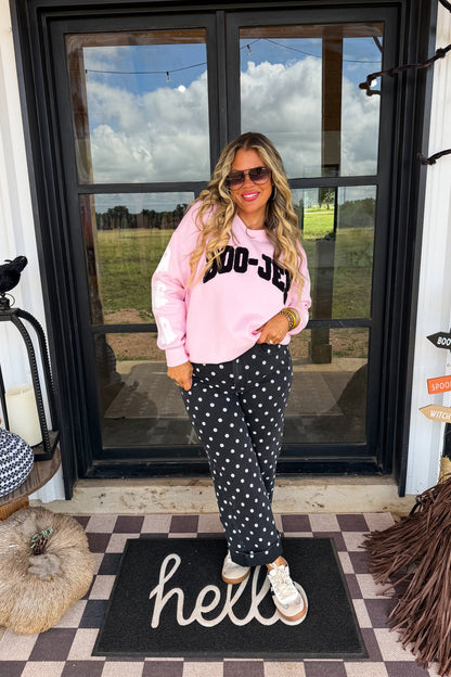 PREORDER-BLACK BETTY POKA DOT JEANS
