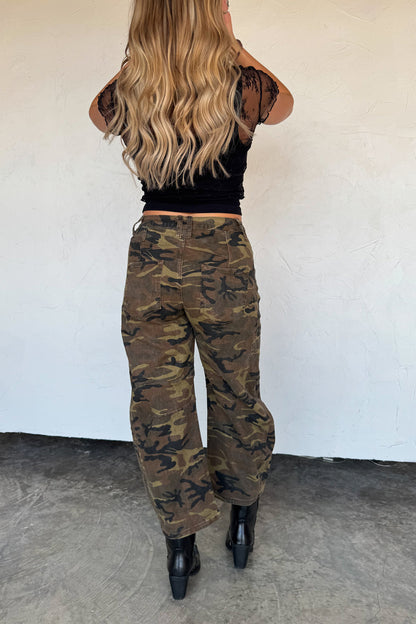 Blakeley Bex Camo Barrel Jeans
