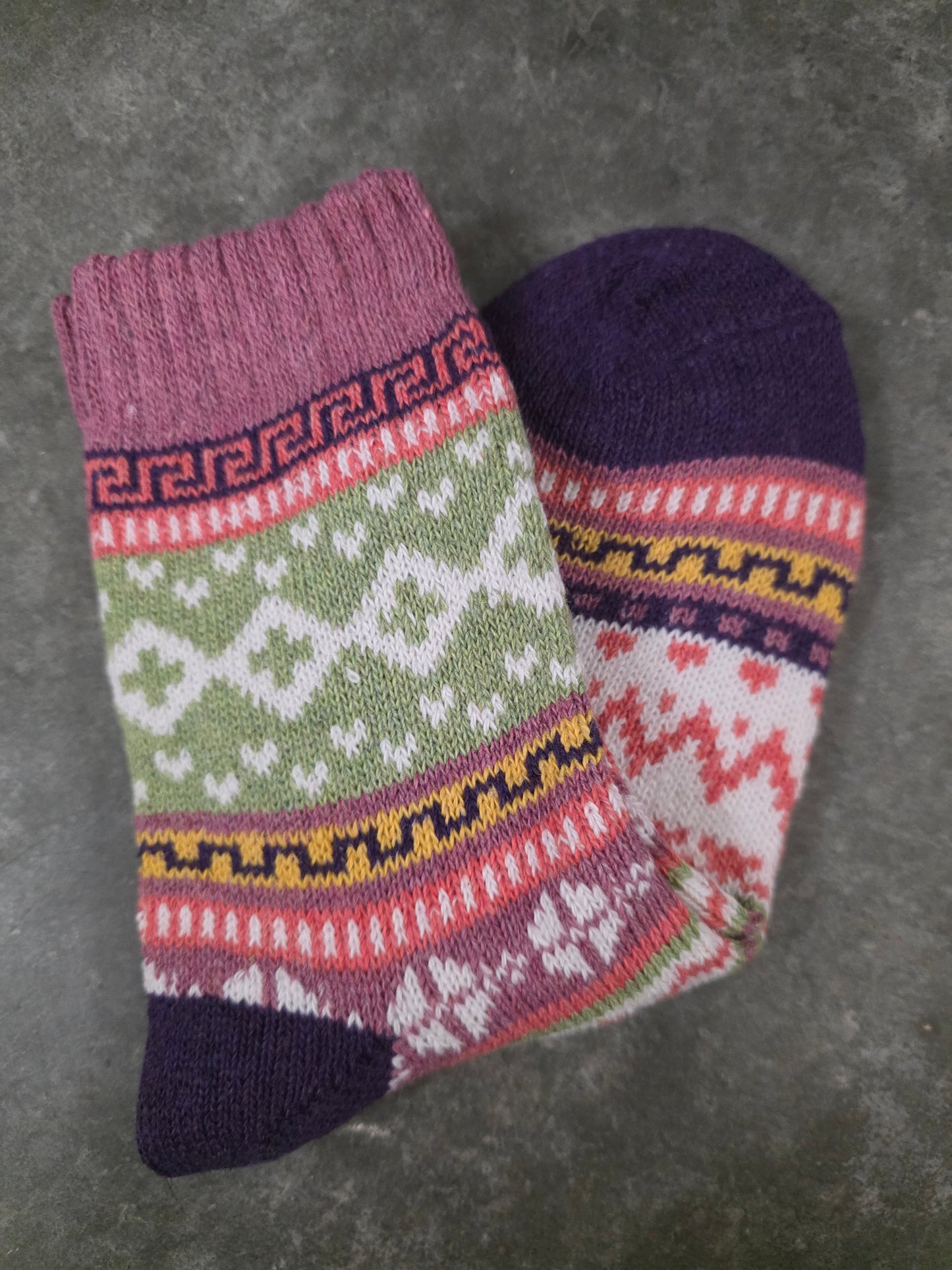 Bohemian Wool-Blend Socks
