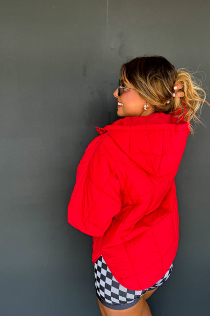 Peyton Puffer-Red