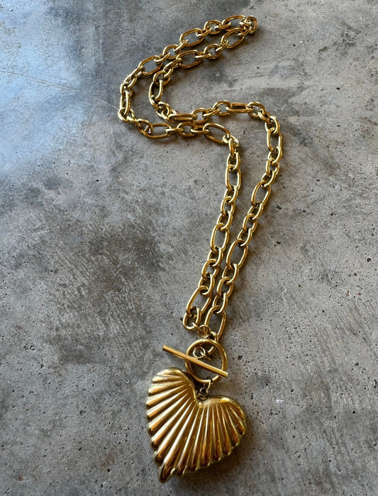Shell Heart Necklace