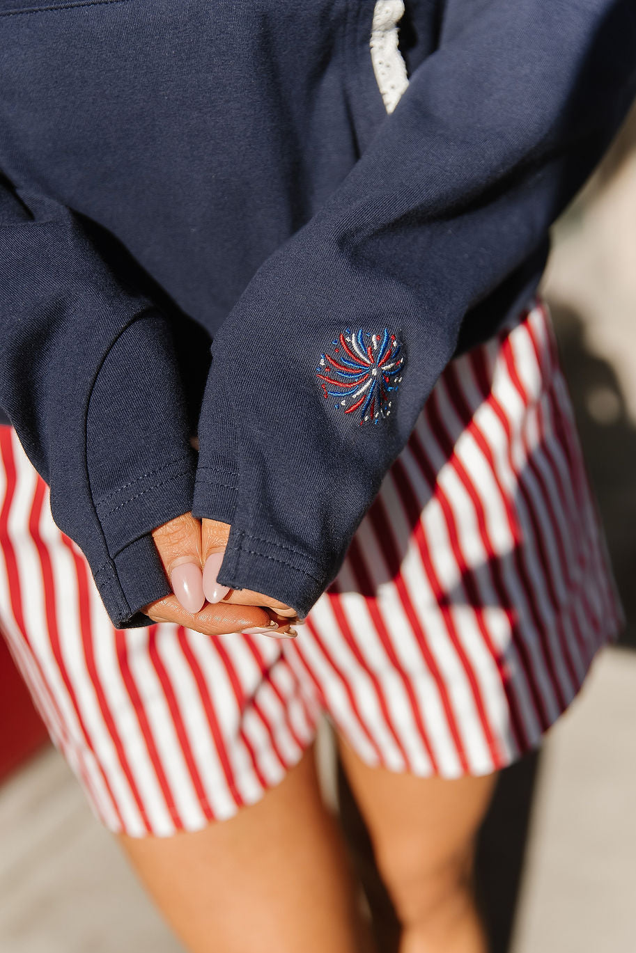 Ampersand Under The Fireworks University Hoodie