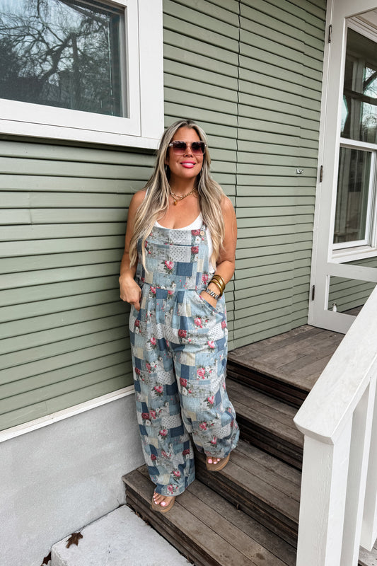 Blue Meadow Chambray Overalls