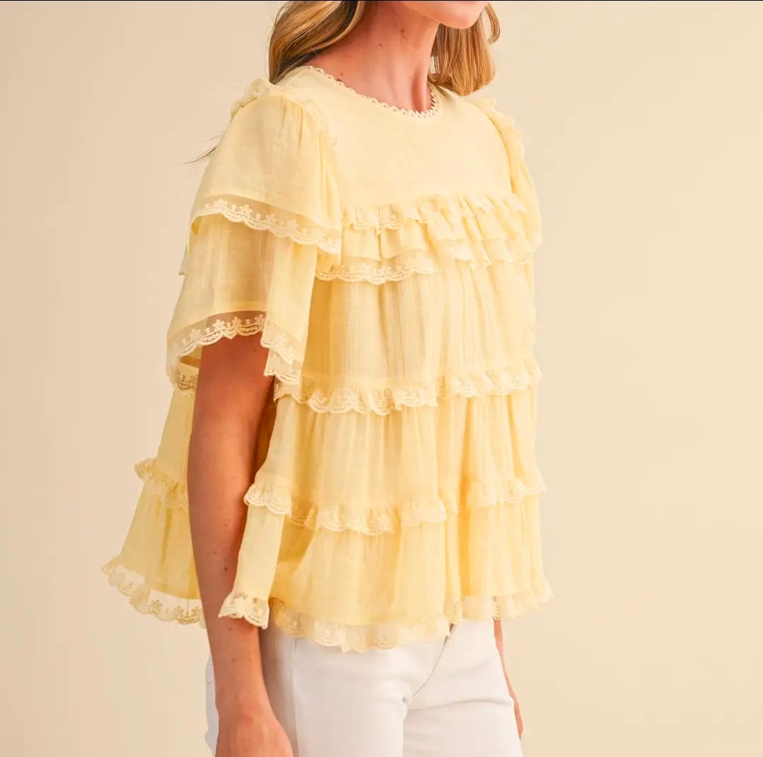 Sunshine Tiered Top