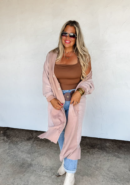 Fall Desi Sweatshirt Cardigan