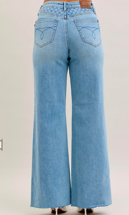 Judy Blue Ophelia Retro Wide Leg Denim