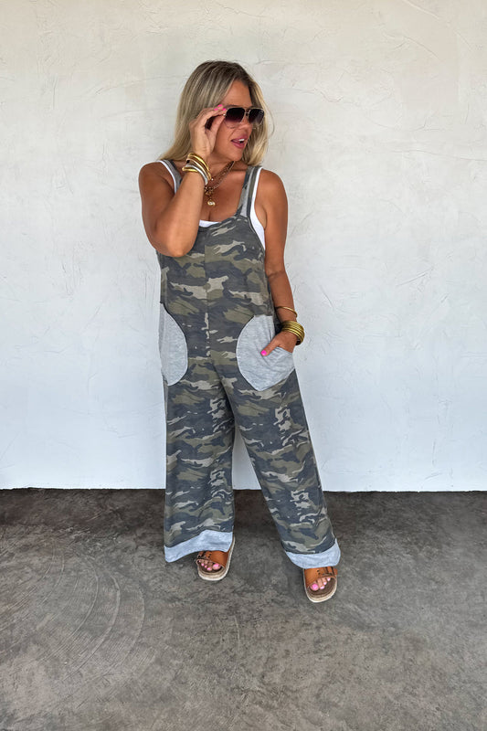 Ricki Camo Romper