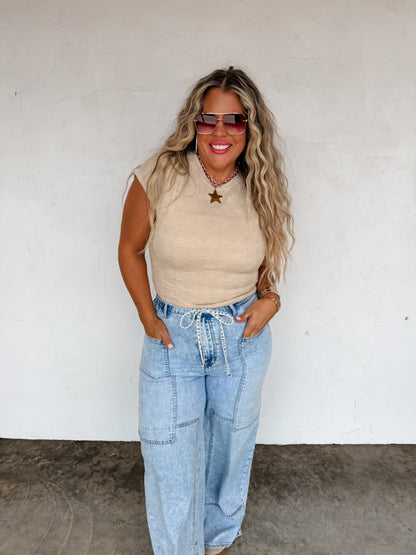 Jovie Tie Waist Denim