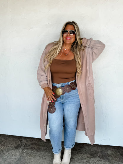 Fall Desi Sweatshirt Cardigan