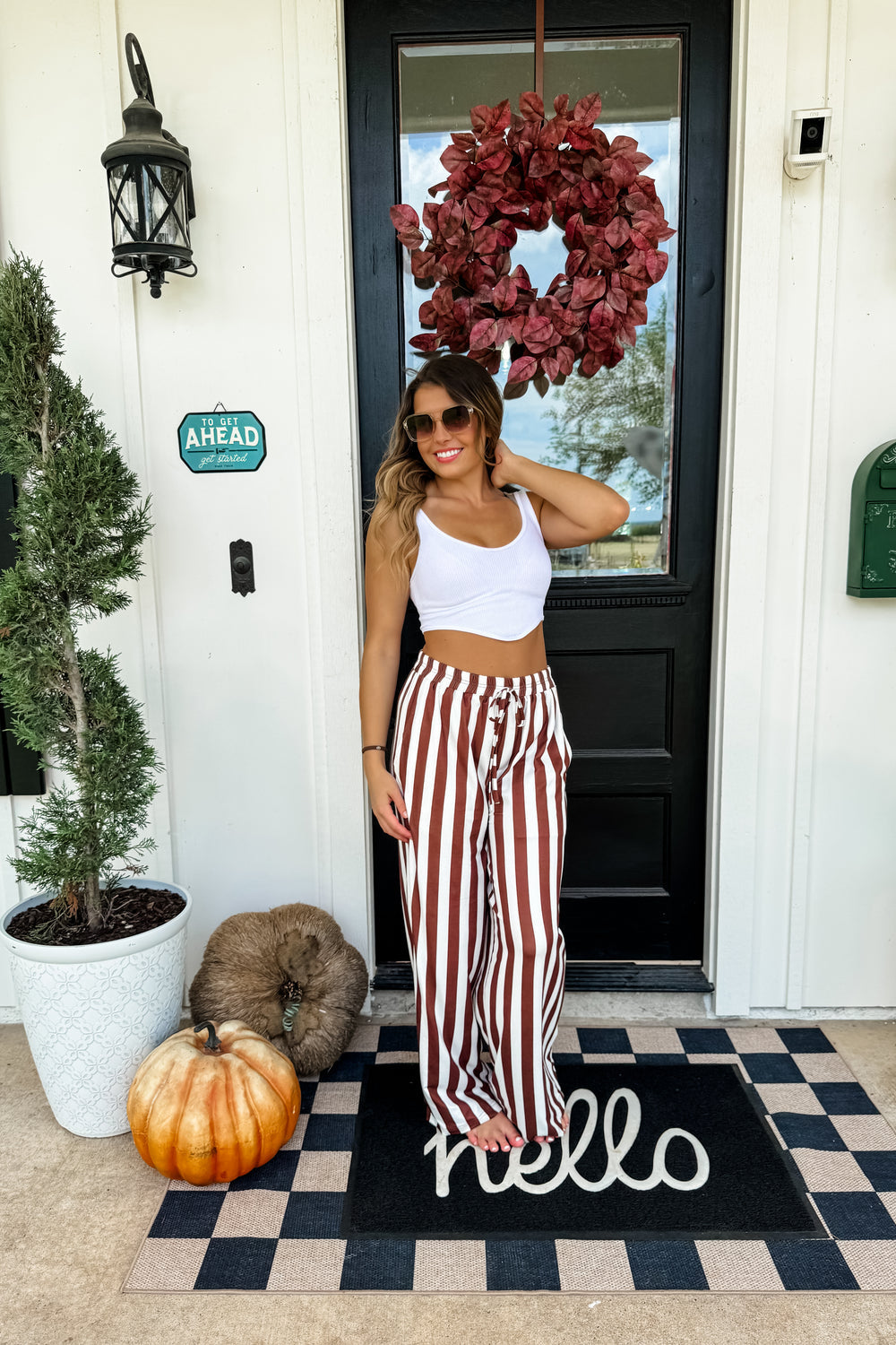Vertical Stripe Pant