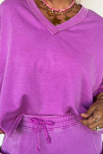 Pre-Order Faded VNeck Pullover