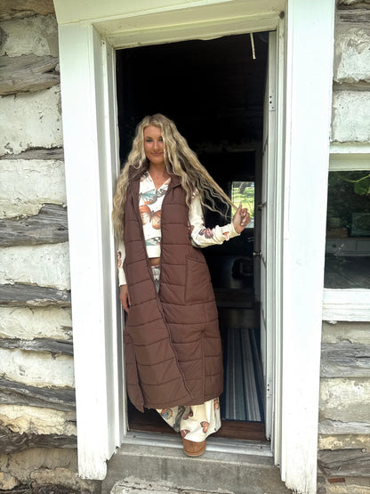 Wild Oak Puffer Vest