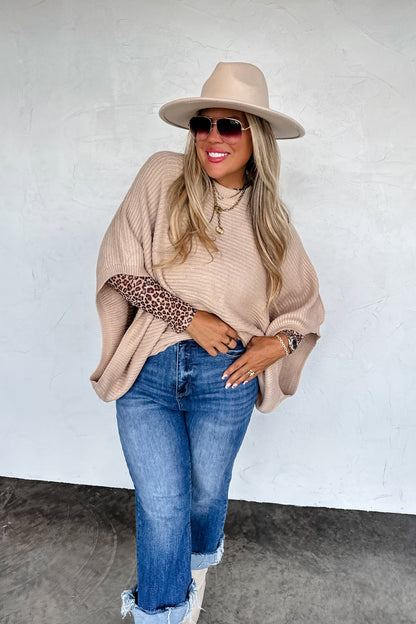 Meg Poncho- Beige