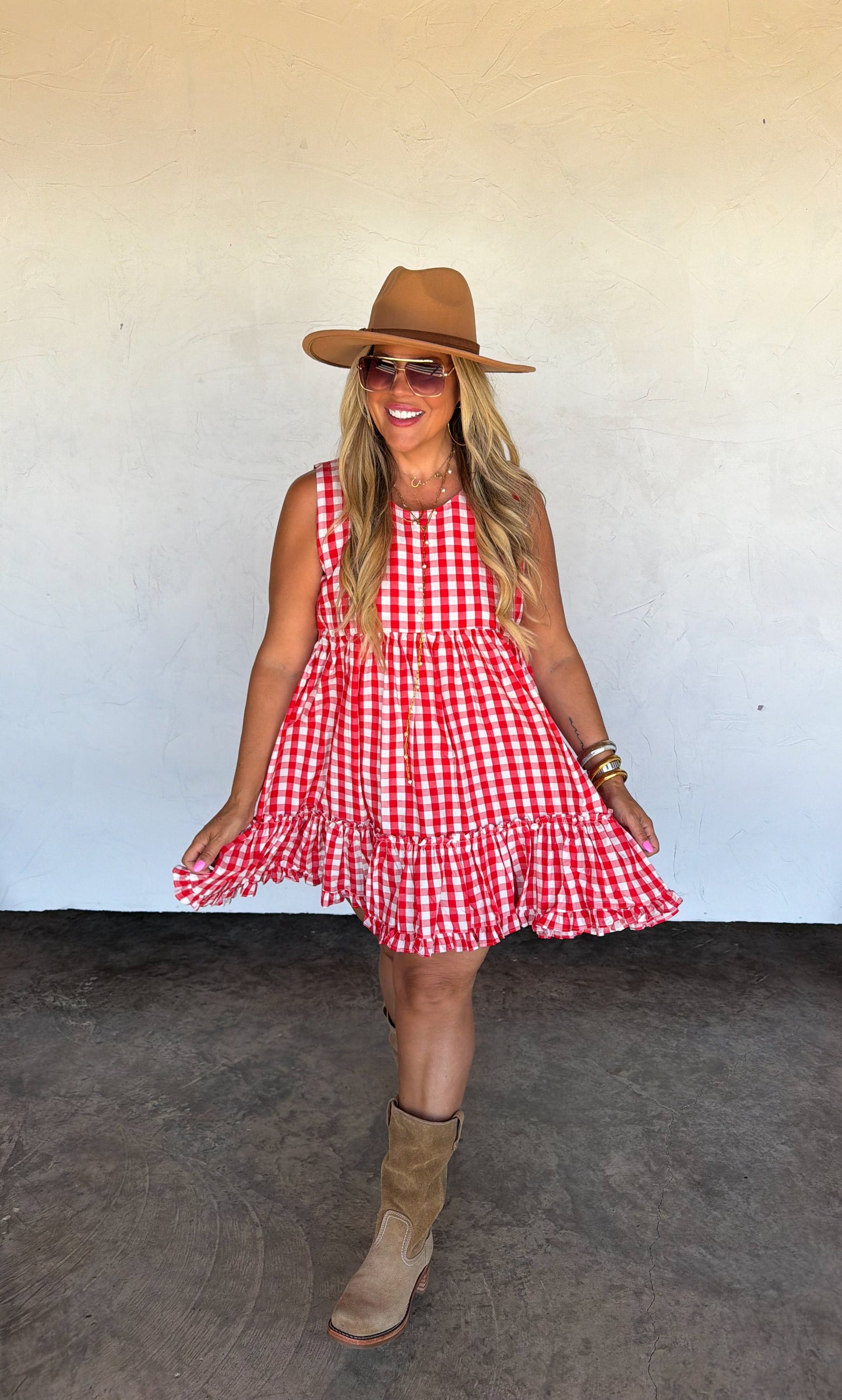 PREORDER- HARVEST & GINGHAM DRESS