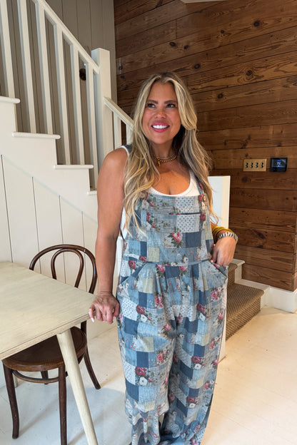 Blue Meadow Chambray Overalls