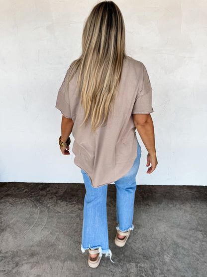 Joey Washed Cotton BF Tee